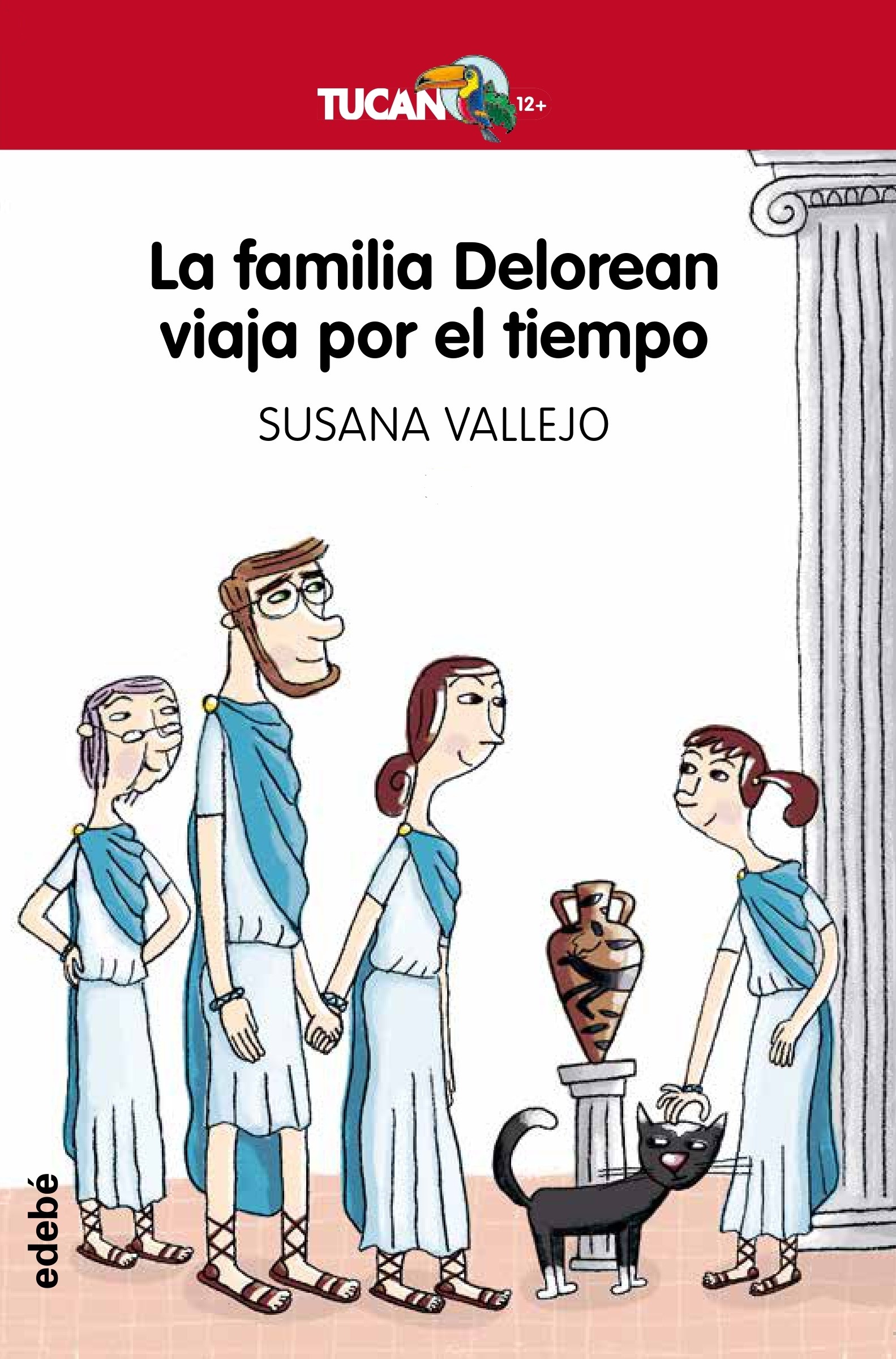 Portada de La familia Delorean viaja por el tiempo de Susana Vallejo